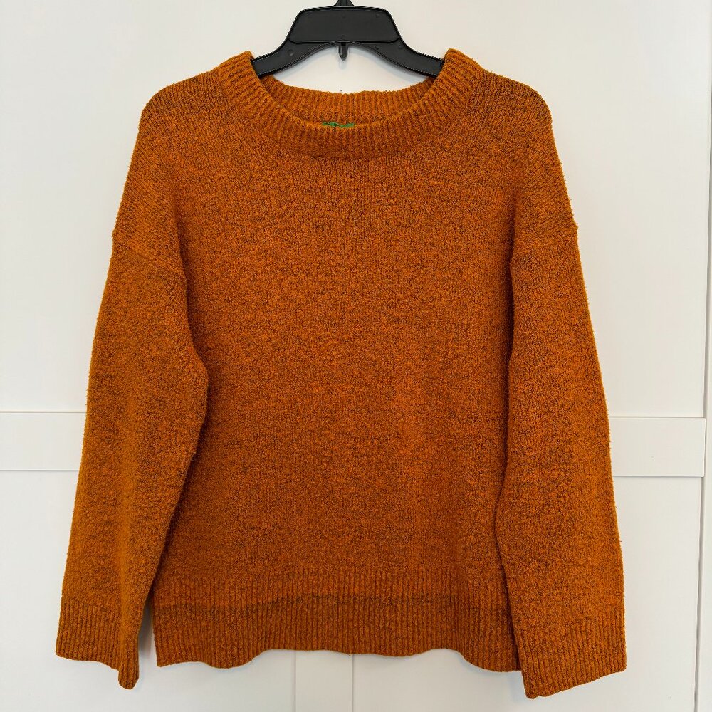 Dip  Pumpkin Spice Orange Sweater Size Large Comfy Pullover Fall